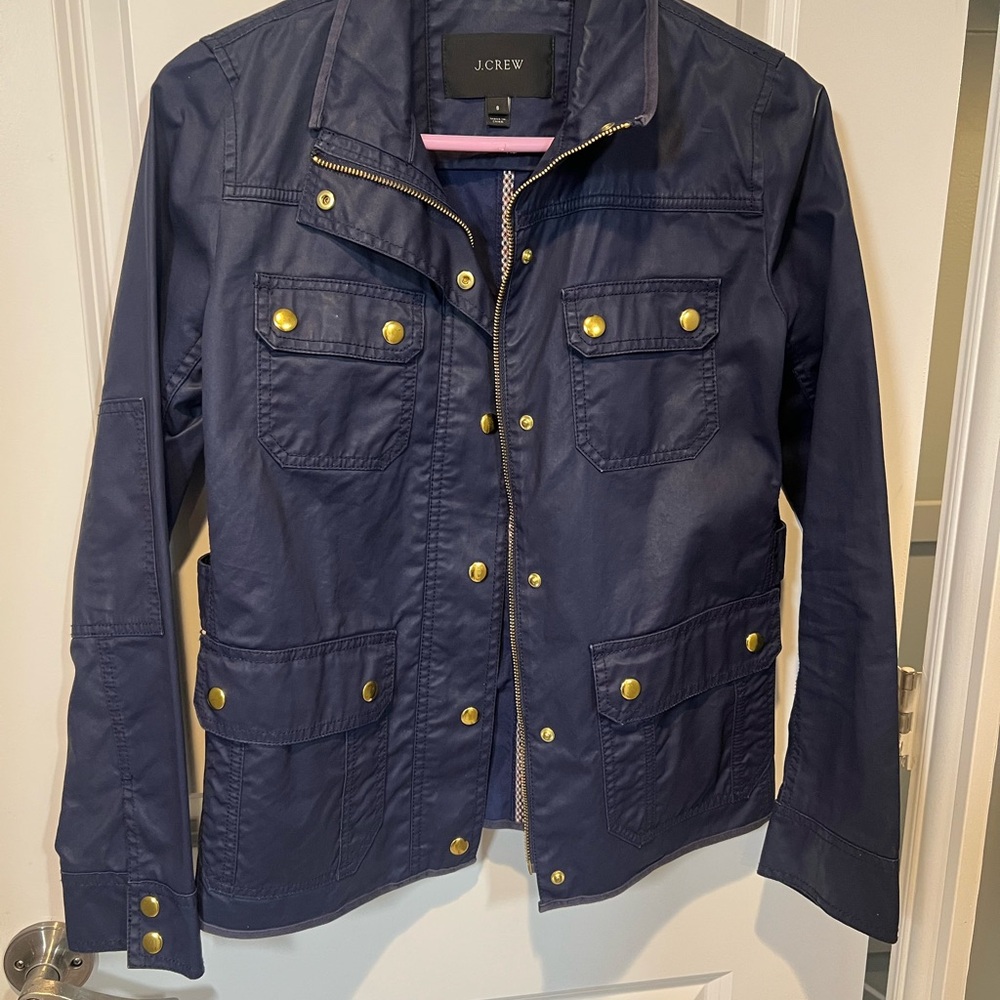 J. Crew Women's Dark Blue Utility Jacket